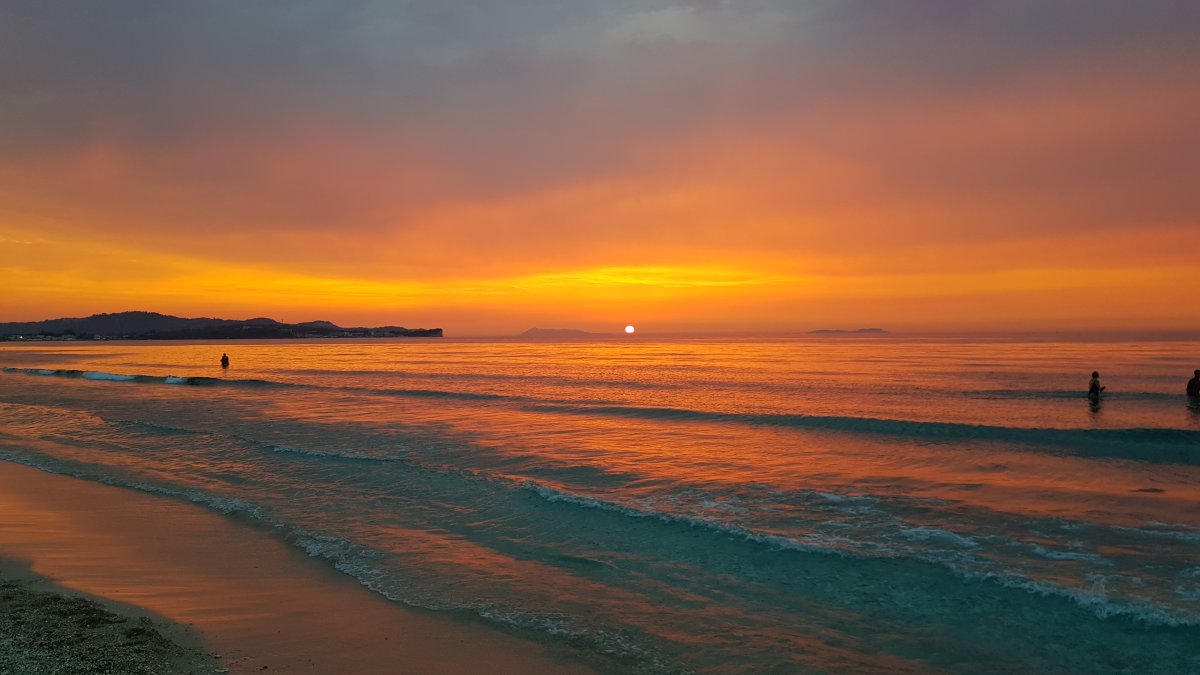 Light at sunset Reiki light